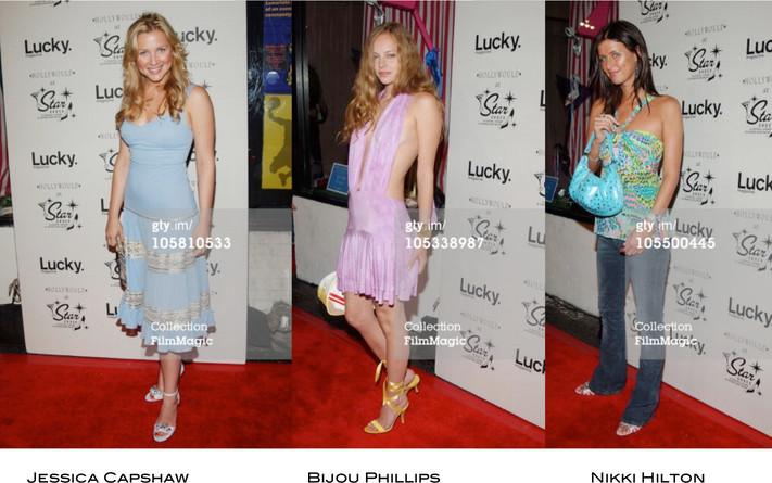 Jessica Capshaw, Bijou Phillips and Nikki Hilton